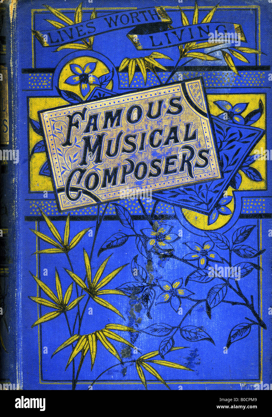Viktorianische Hardcover Buch berühmten musikalischen Komponisten von Lydia T Morris von Fisher Unwin 1892 für nur zur redaktionellen Nutzung veröffentlicht Stockfoto