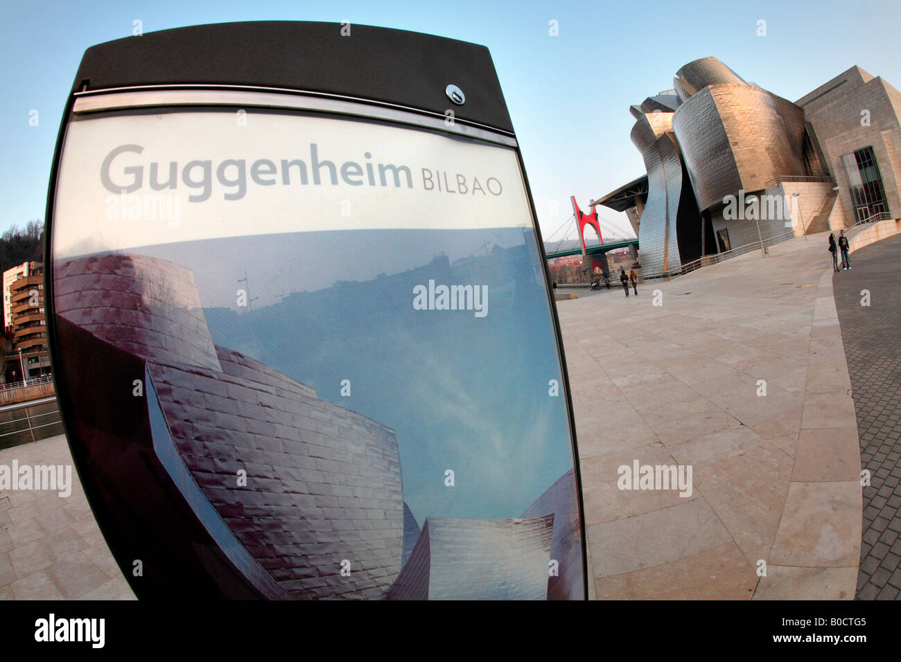 GUGGENHEIM-MUSEUM FÜR ZEITGENÖSSISCHE KUNST BILBAO BIZKAIA BASKENLAND SPANIEN Stockfoto