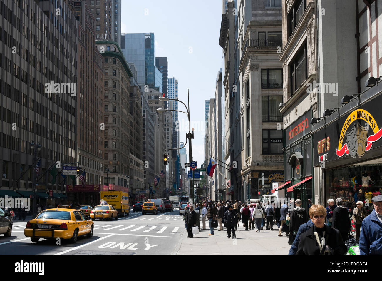 Fifth Avenue in Midtown Manhattan, New York City Stockfoto