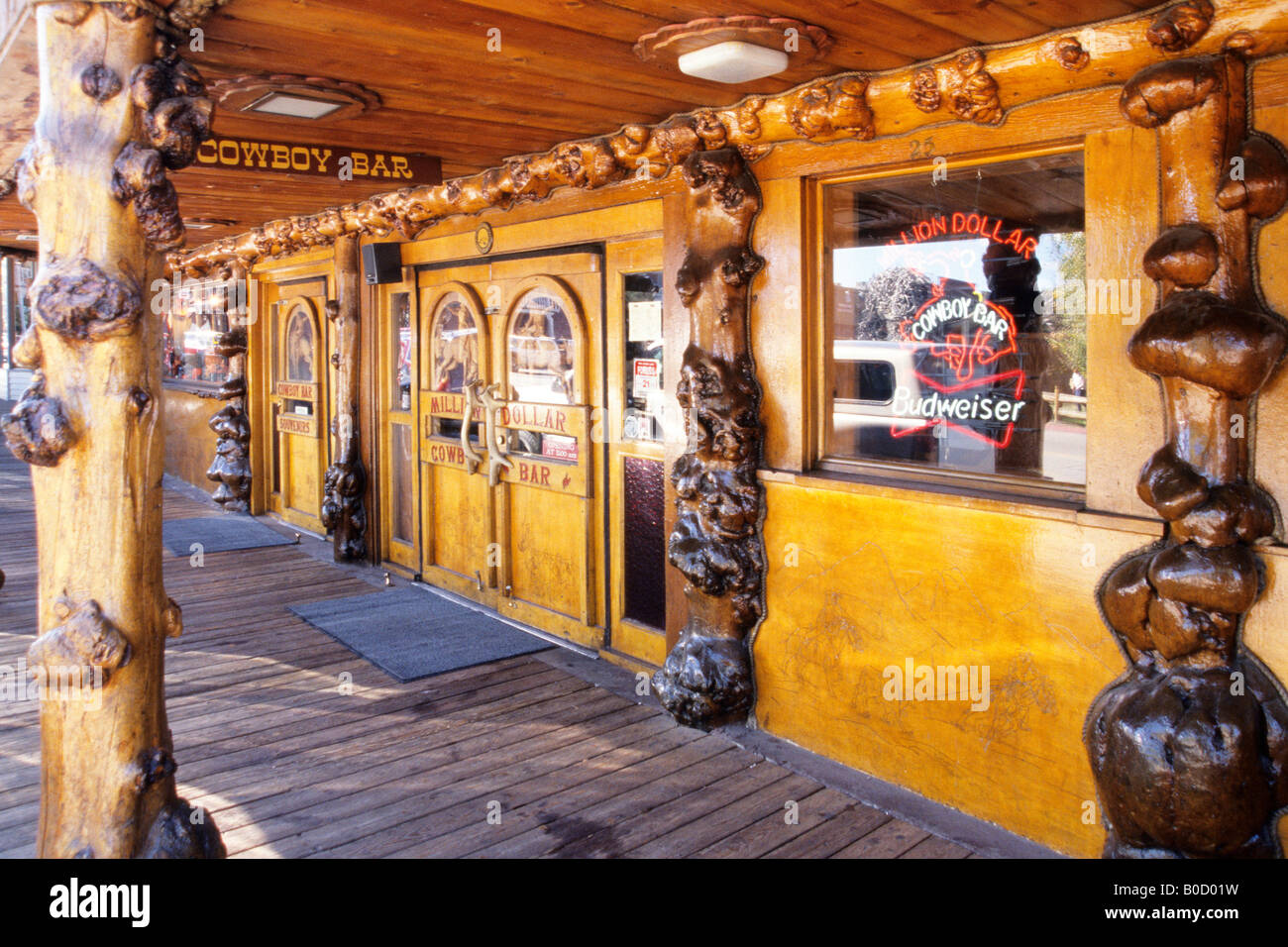 Million Dollar Cowboy Bar, Jackson Hole, Wyoming Stockfoto