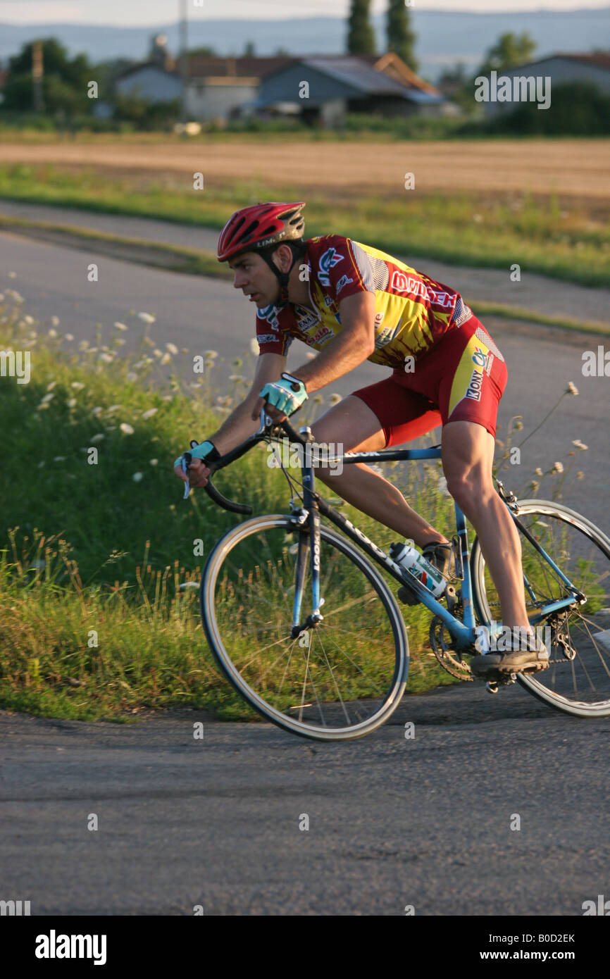 57. Zyklus-grand-Prix der Union Rheinebenen du Forez in Veauche Frankreich 23. Juli 2007 Stockfoto