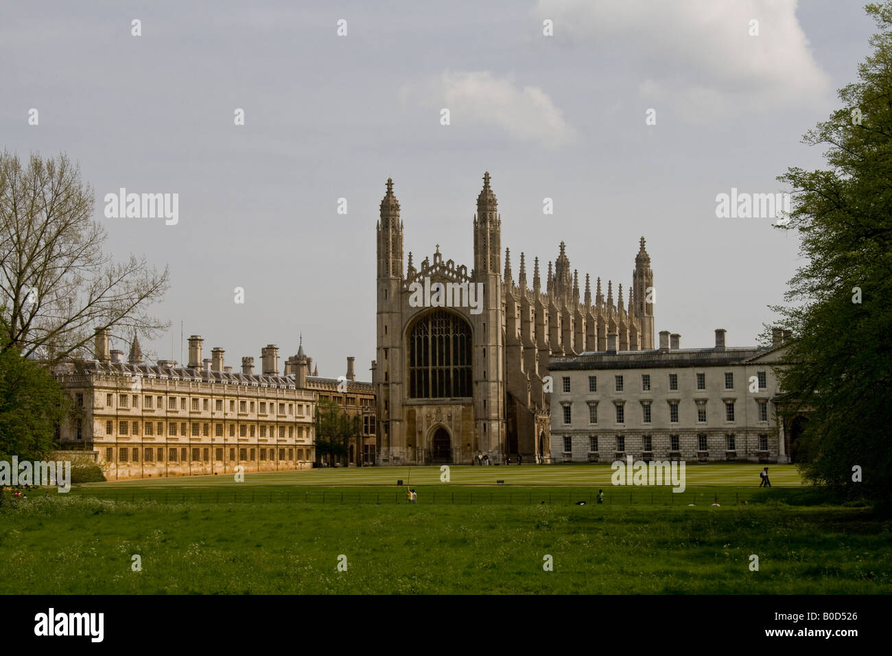 Kings College in Cambridge, von The Backs aus gesehen Stockfoto