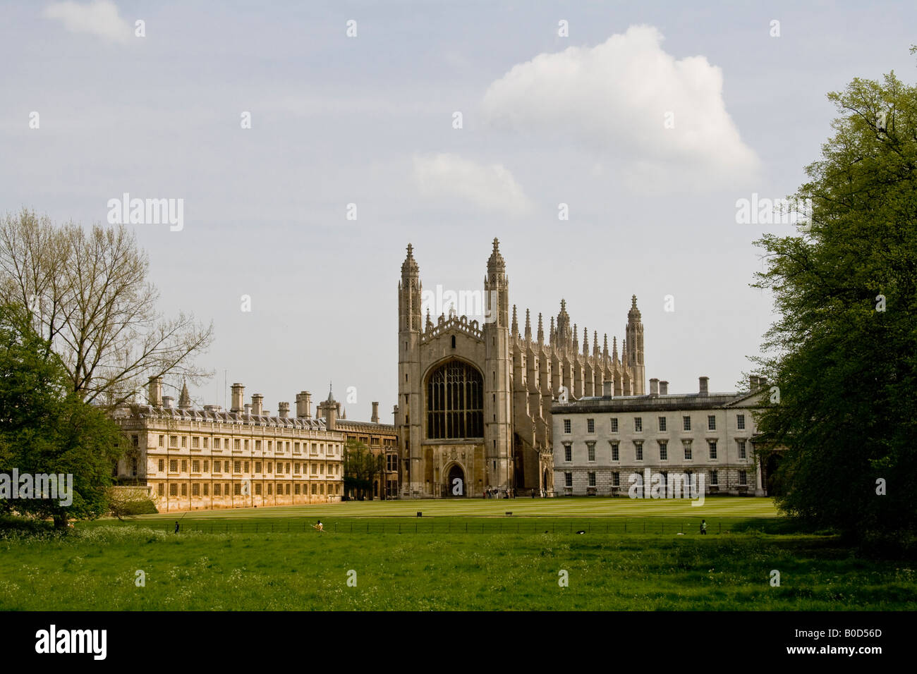 Kings College in Cambridge von The Backs aus gesehen Stockfoto