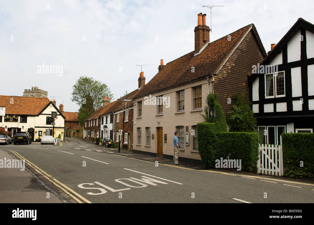 Das Fat Duck Restaurant, im Besitz von Heston Blumenthal, in Bray, Berkshire Stockfoto