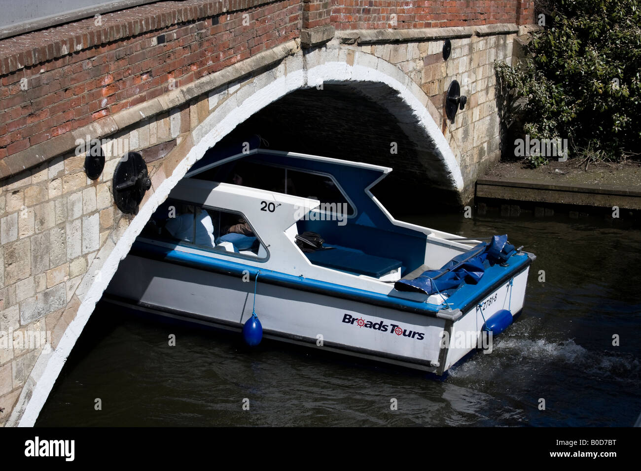 Alten Wroxham Bridge - Norfolk Broads Stockfoto