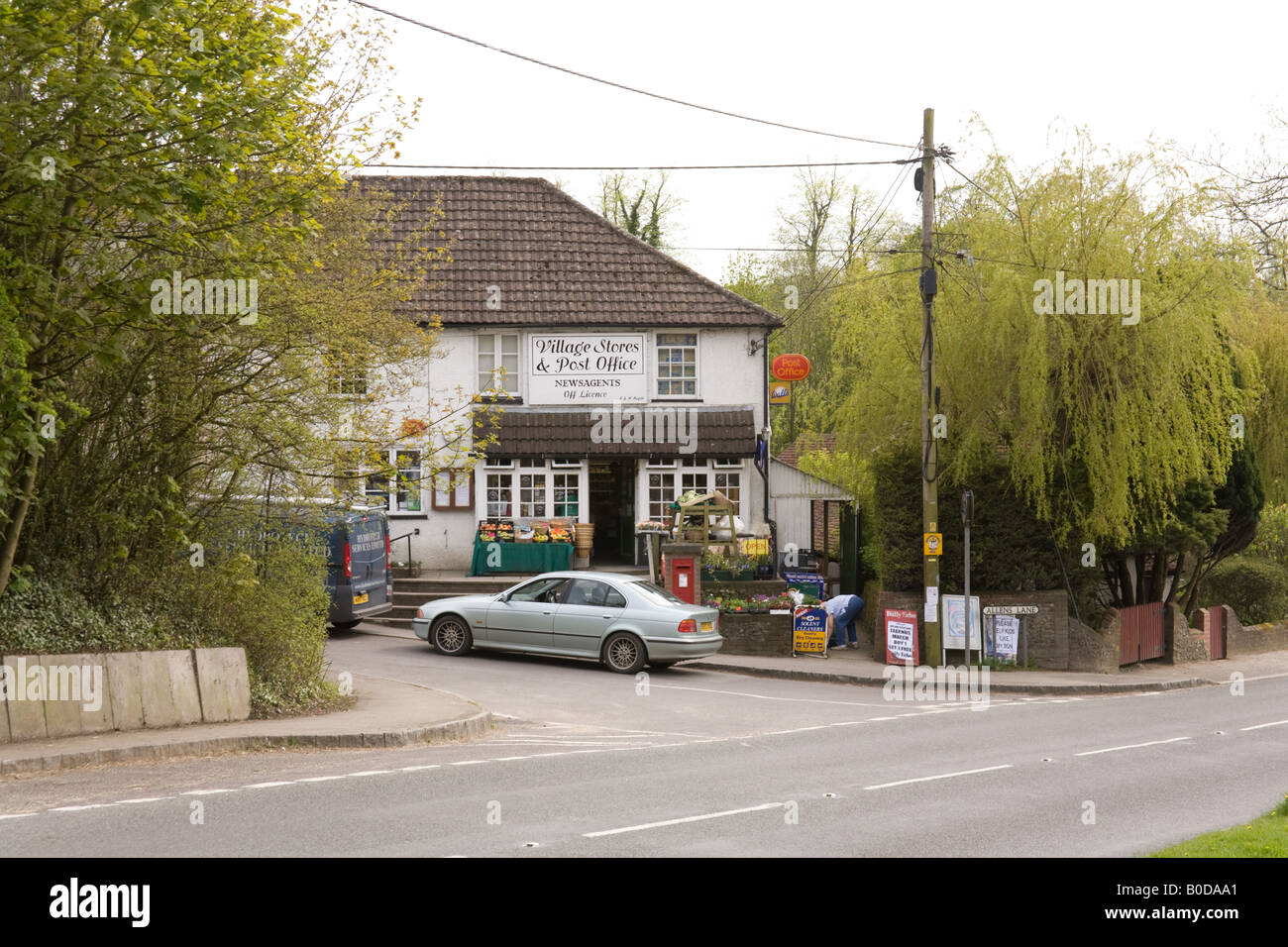 Corhampton Dorfladen und Post, Corhampton, Hampshire, England Stockfoto