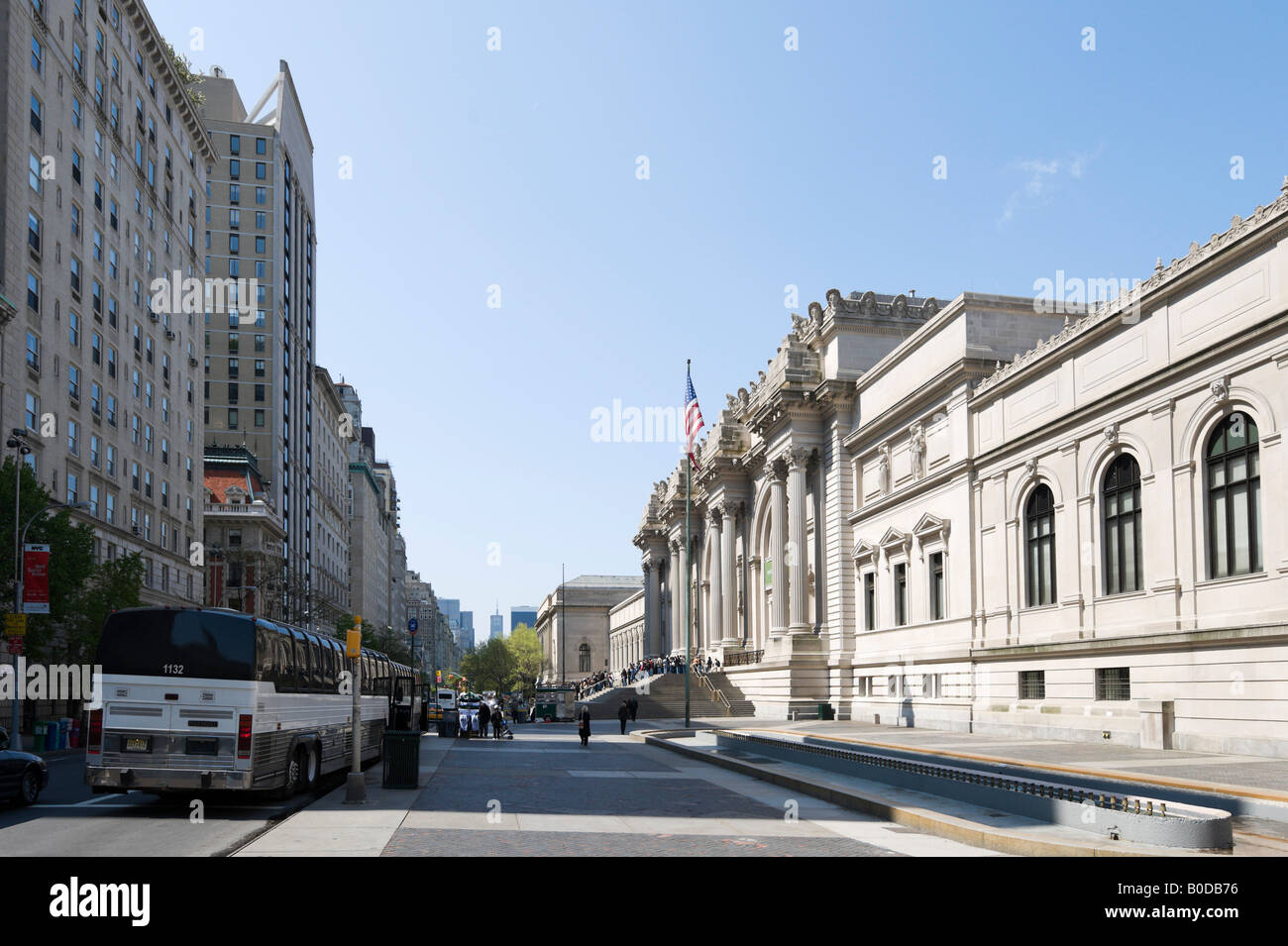 Metropolitan Museum of Art, Fifth Avenue, New York City Stockfoto