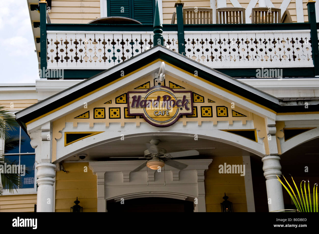 Hard Rock Cafe auf der Duval Street in Key West Florida USA Stockfoto