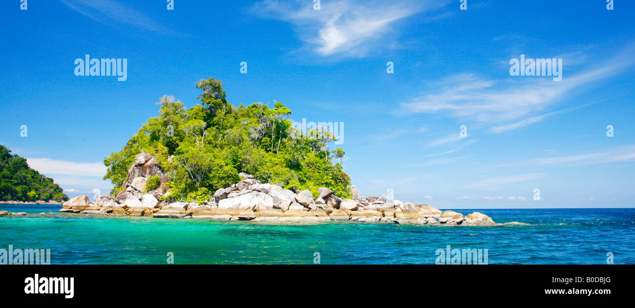 Andaman-See in der Nähe von Koh Butang und Ko Rawi, Thailand Stockfoto