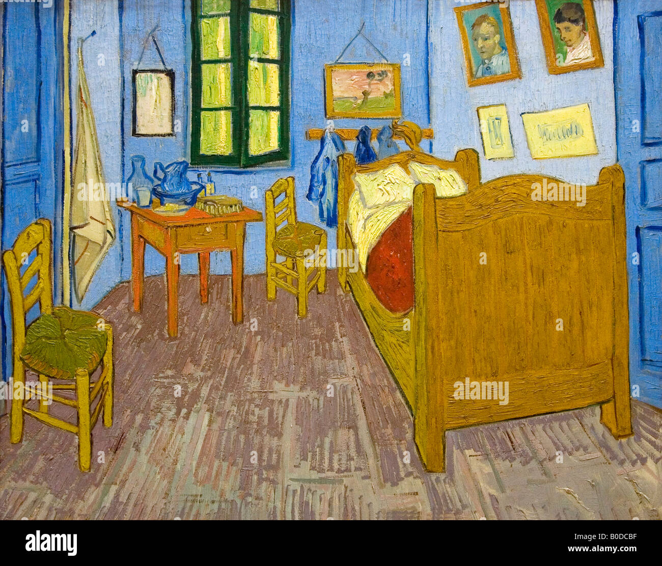Van Goghs Schlafzimmer in Arles, 1889, Vincent van Gogh, Musee D Orsay Museum Kunstgalerie Paris Stockfoto