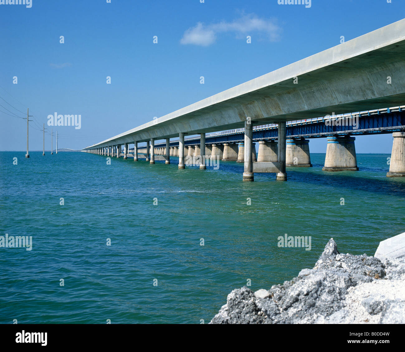 Seven Mile Bridge, Florida Keys, USA Stockfoto
