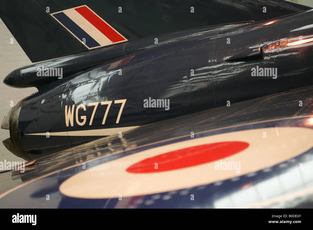 FAIREY DELTA EXPERIMENTELLEN JET FLUGZEUG ROUNDEL REICHSKRIEG Stockfoto