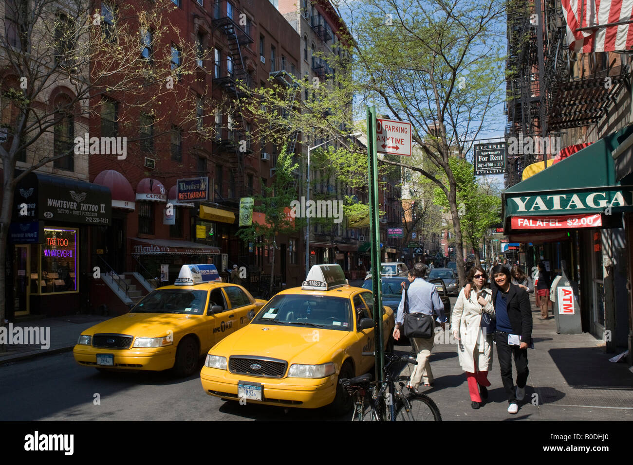 MacDougal Street, Greenwich Village (West Village), Manhattan, New York City Stockfoto