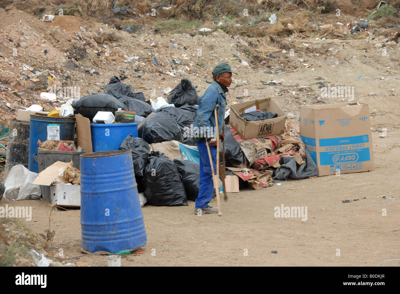 Abfallwirtschaft in Zolani, Südafrika (0) Stockfoto
