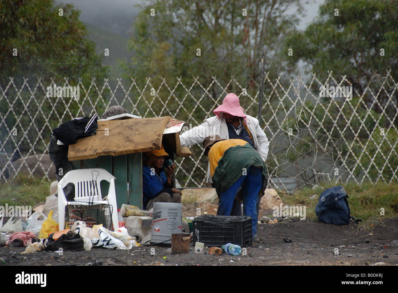 Abfallwirtschaft in Zolani, Südafrika (7) Stockfoto