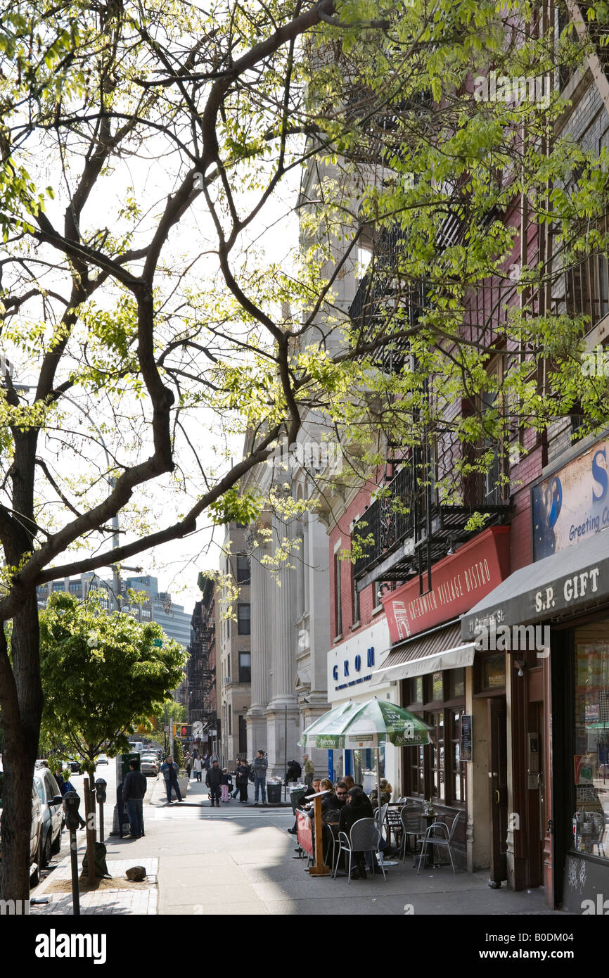 Vater Demo Square, Greenwich Village (oder West Village), Manhattan, New York City Stockfoto