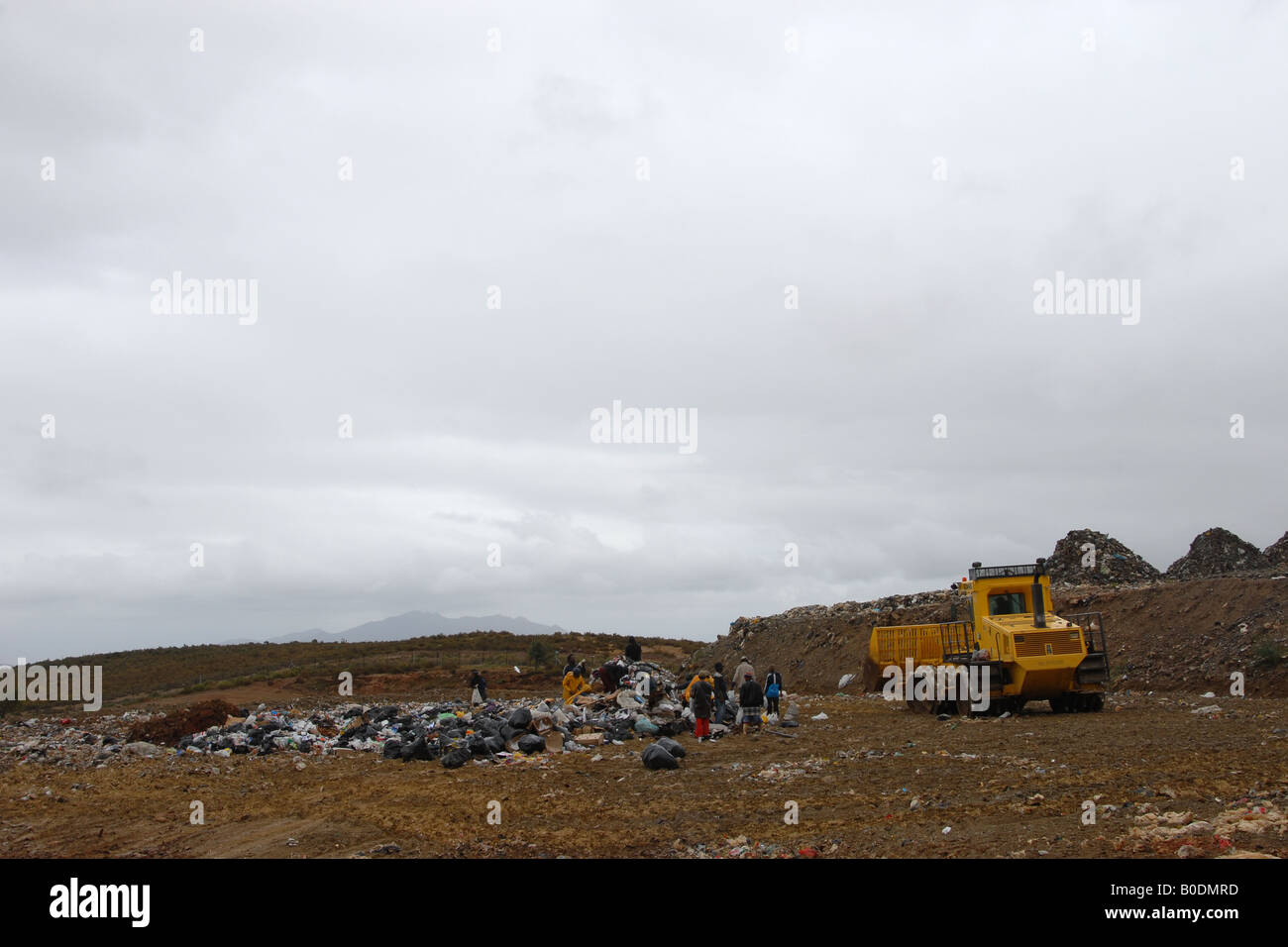 Abfallwirtschaft in Zolani, Südafrika (3) Stockfoto