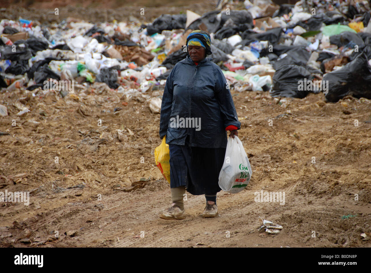 Abfallwirtschaft in Zolani, Südafrika (8) Stockfoto
