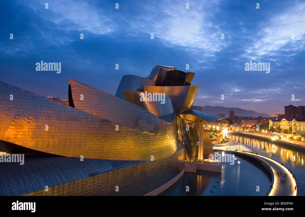 Guggenheim Museum in Bilbao Stockfoto