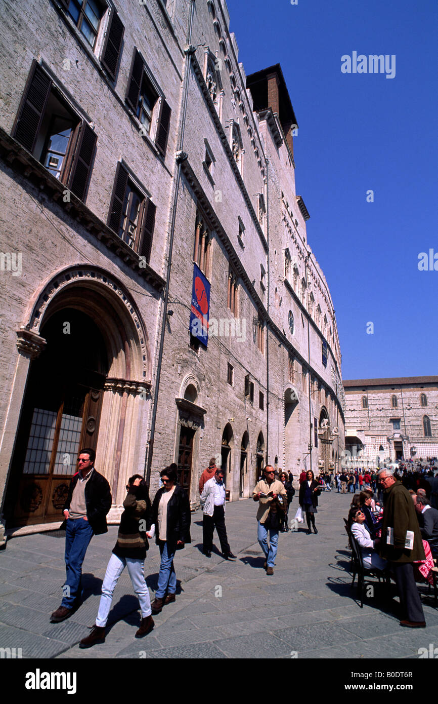 Italien, Umbrien, Perugia, Corso Vannucci Stockfoto