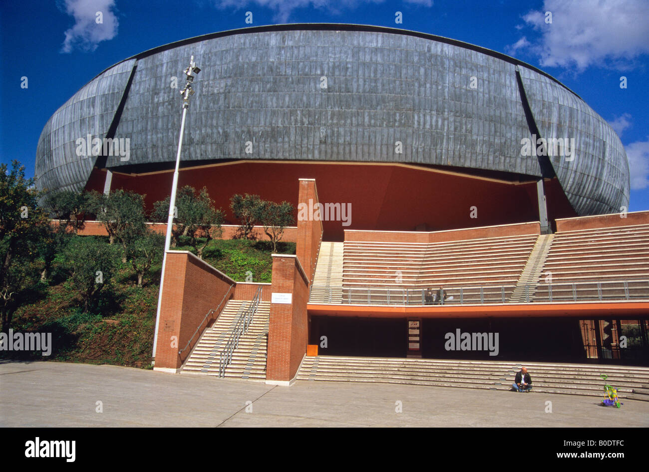 Auditorium, Parco della Musica, vom Architekten Renzo Piano, Rom, Latium, Italien Stockfoto