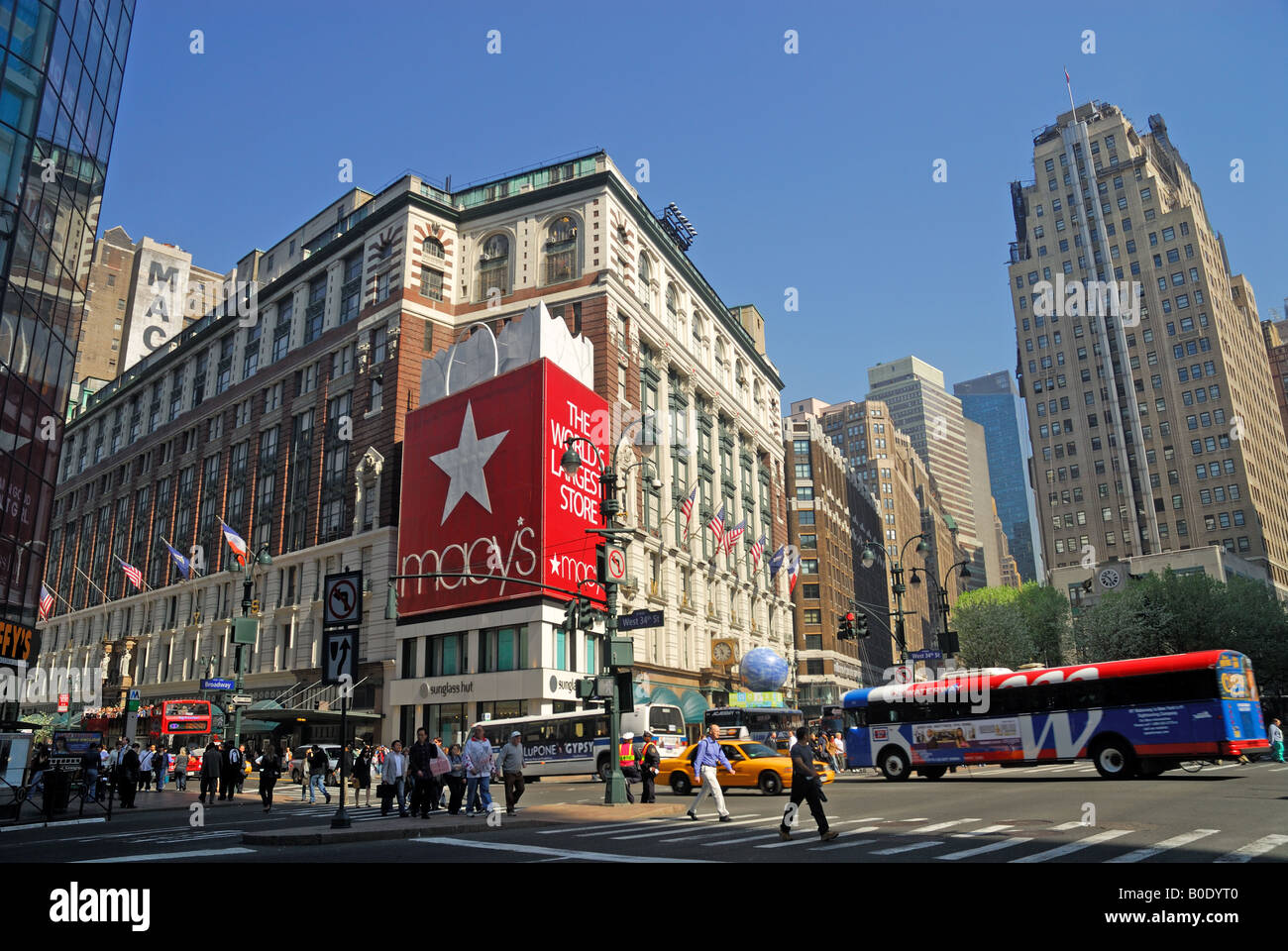 Herald Square, Midtown Manhattan Stockfoto