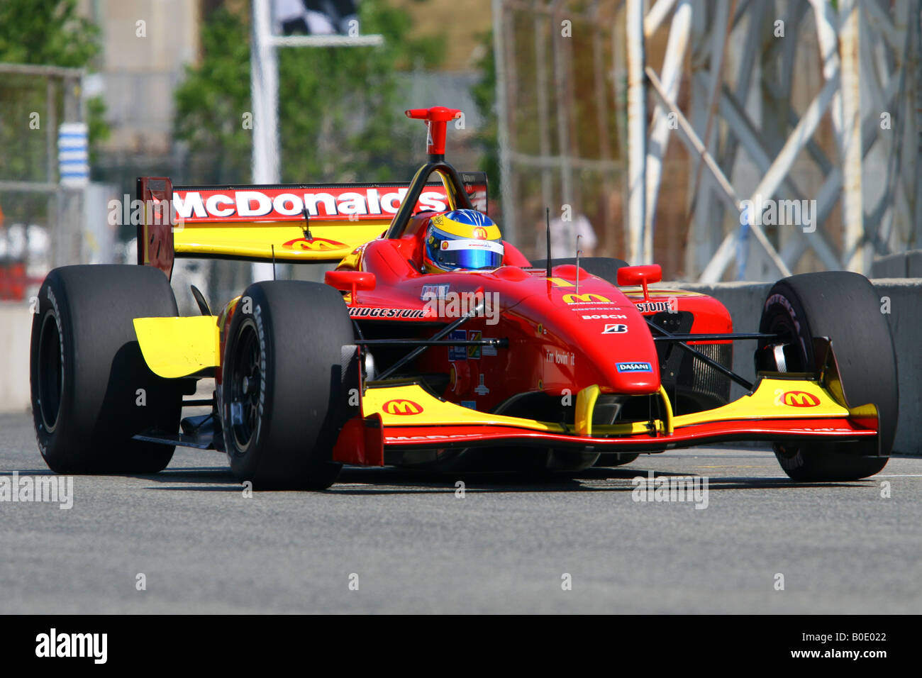 Rennwagen-Fahrer beim Grand Prix von Toronto, Molson Indy in Toronto, Ontario. 2007 Stockfoto