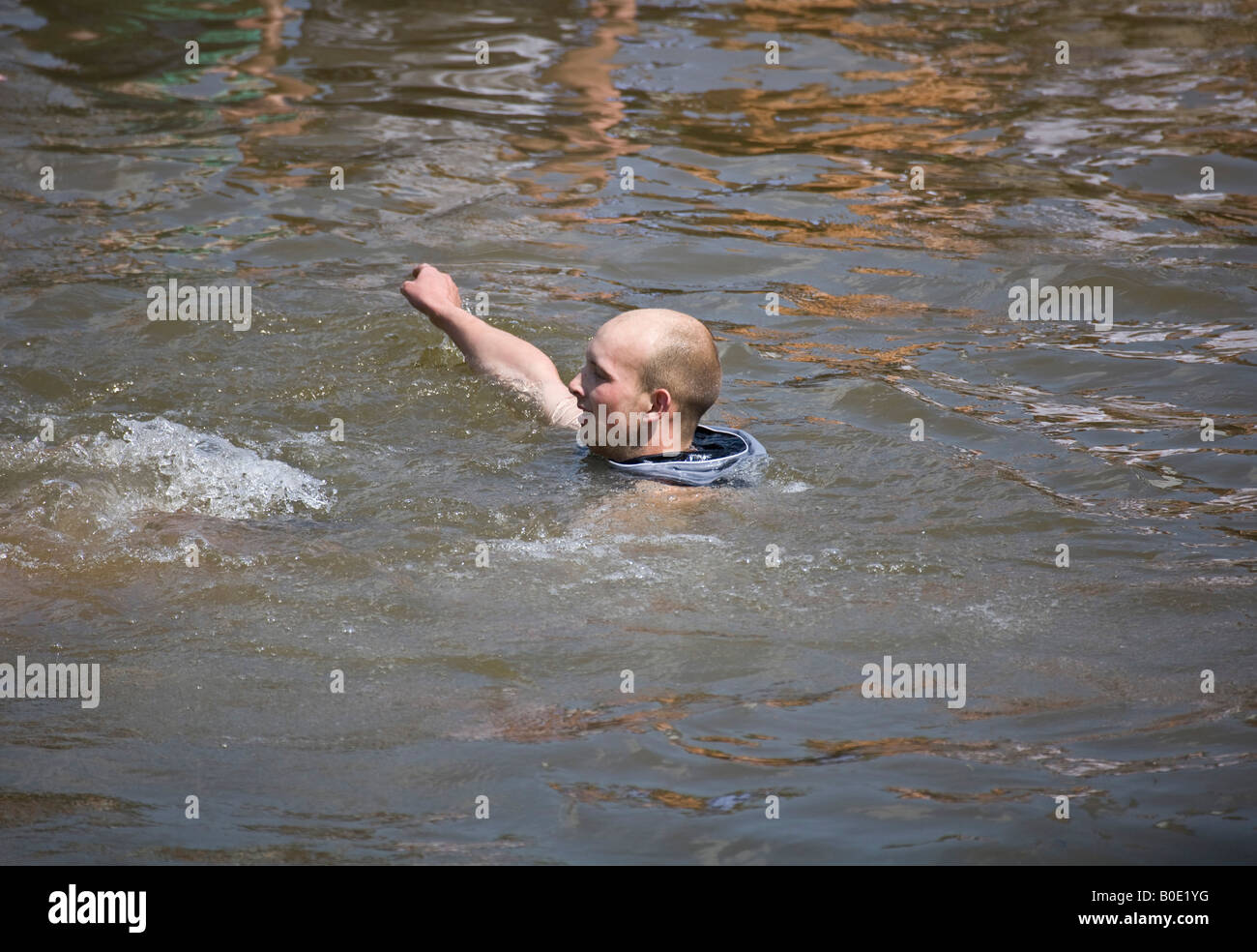 Pferd ertrinken Appleby Fair 2007 4 Stockfoto