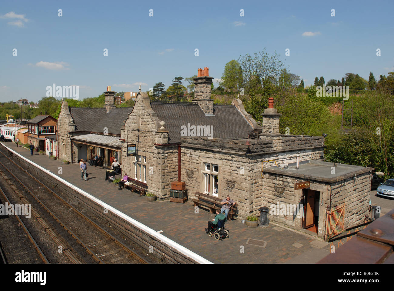 Der Severn Valley Railway Station in Bridgnorth, Shropshire, England Stockfoto