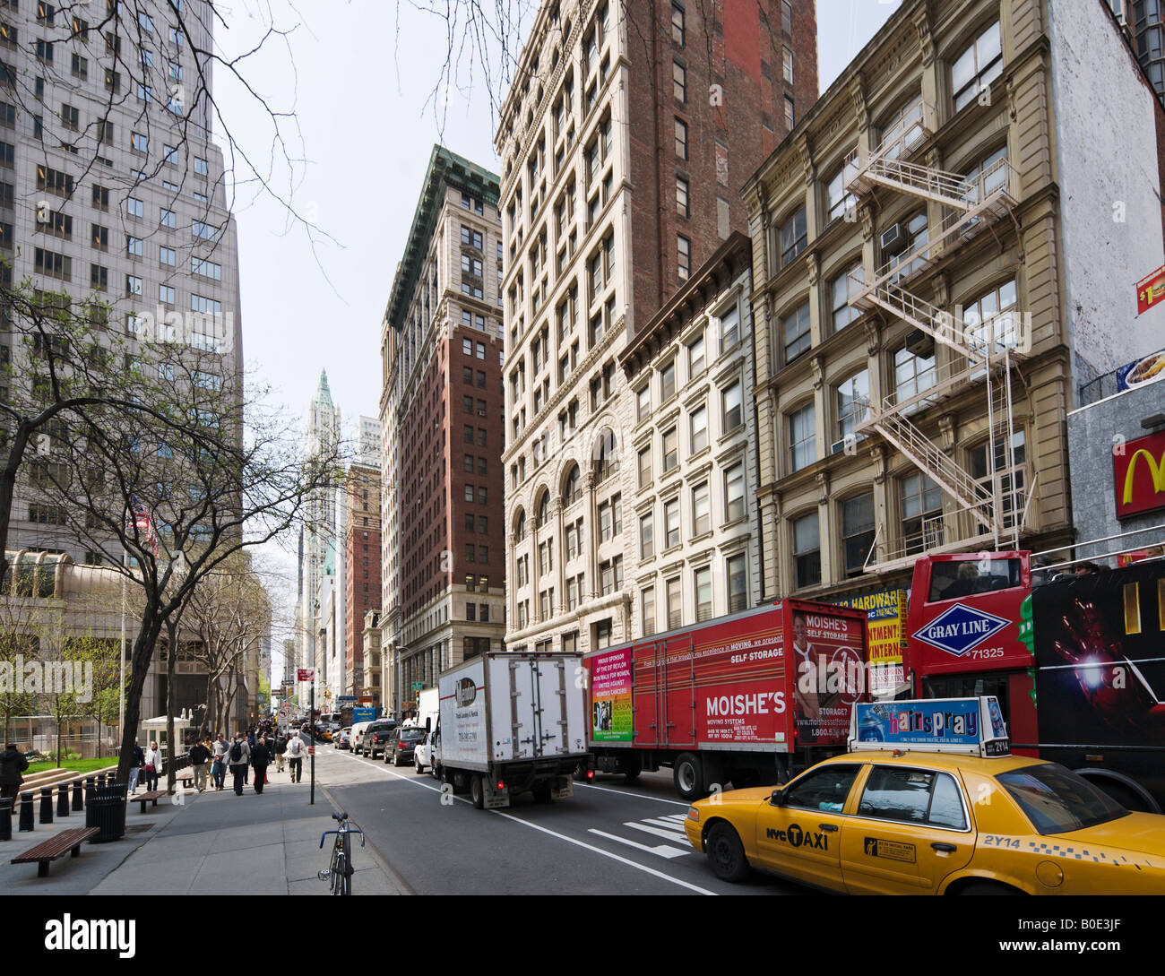 Broadway in Tribeca / Soho, Lower Manhattan, New York City Stockfoto