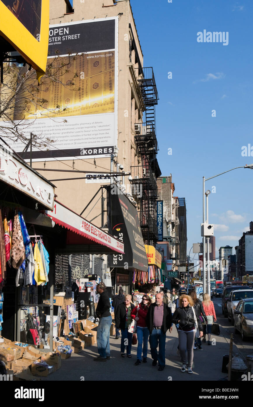 Canal Street, Soho und Chinatown, Manhattan, New York City Stockfoto