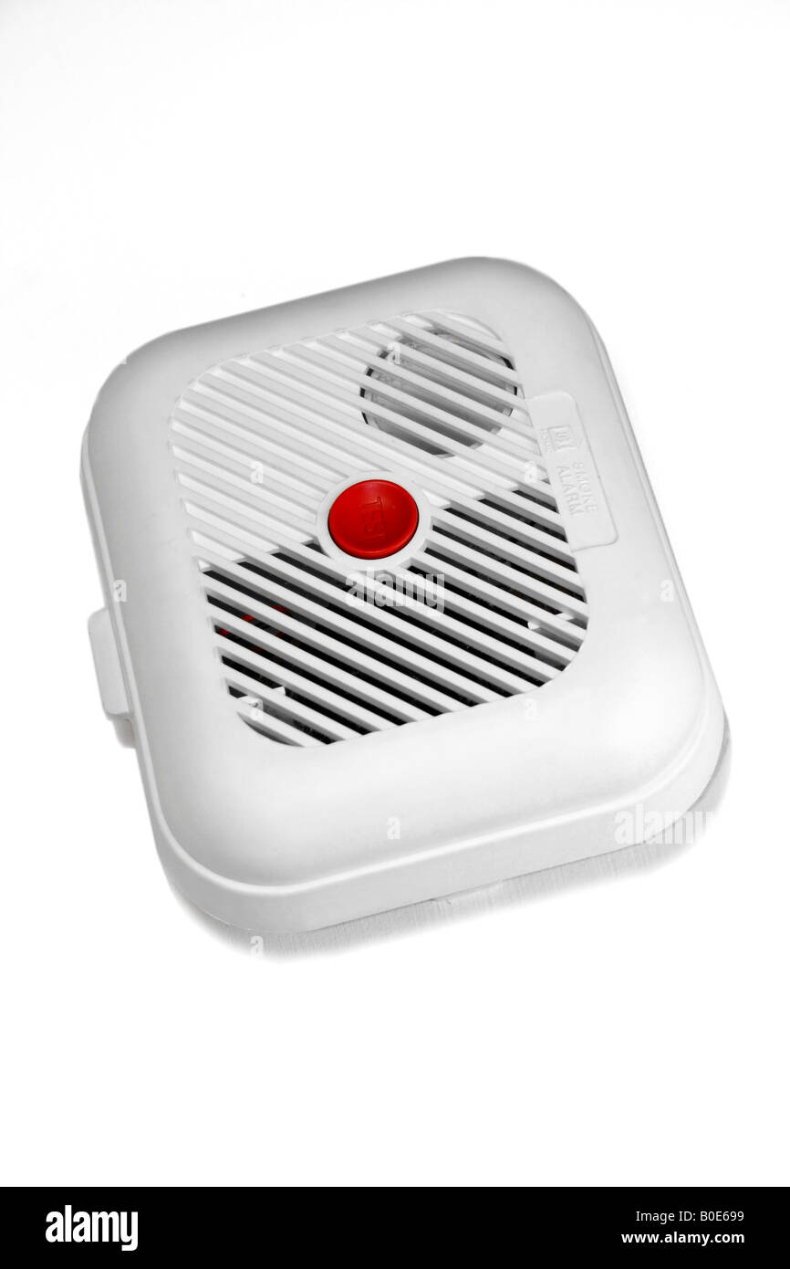 privaten Haushalte Rauchmelder Stockfoto