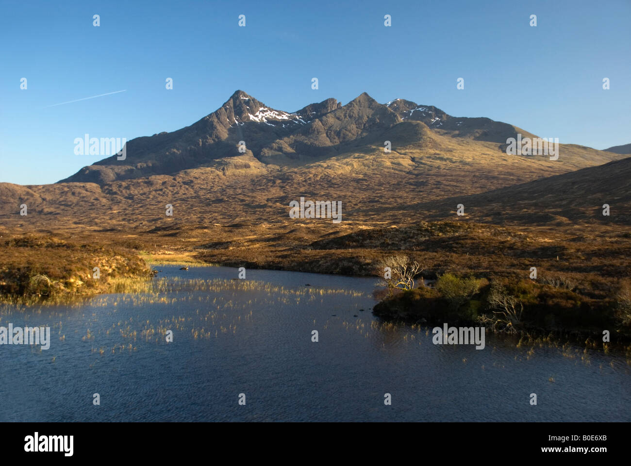 Die schwarzen Cullins, Isle Of Skye, Schottland Stockfoto