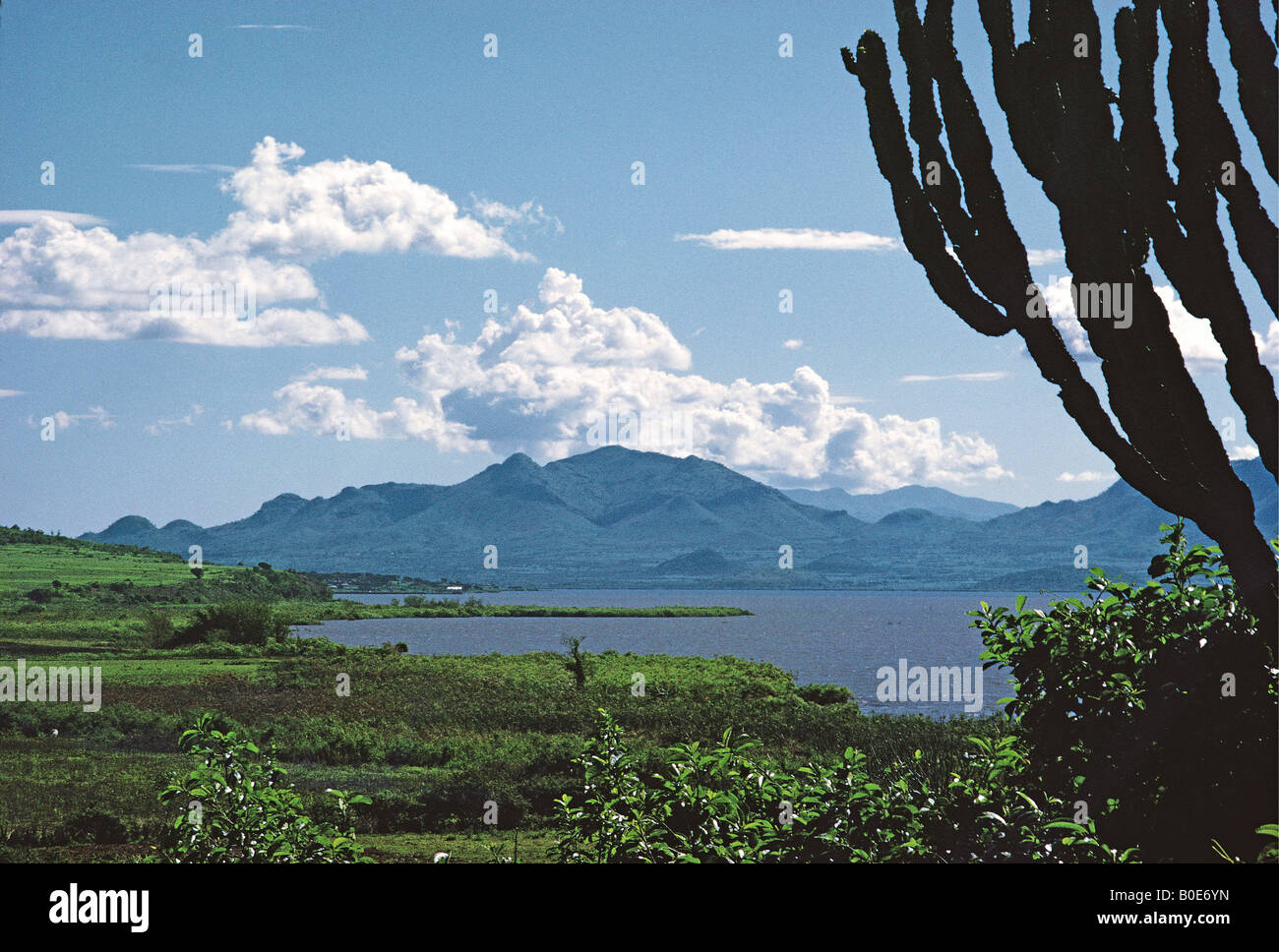 Victoria-See mit Ruri Gwasi und Gembe Hills gesehen über Homa Bay Kenia in Ostafrika Stockfoto