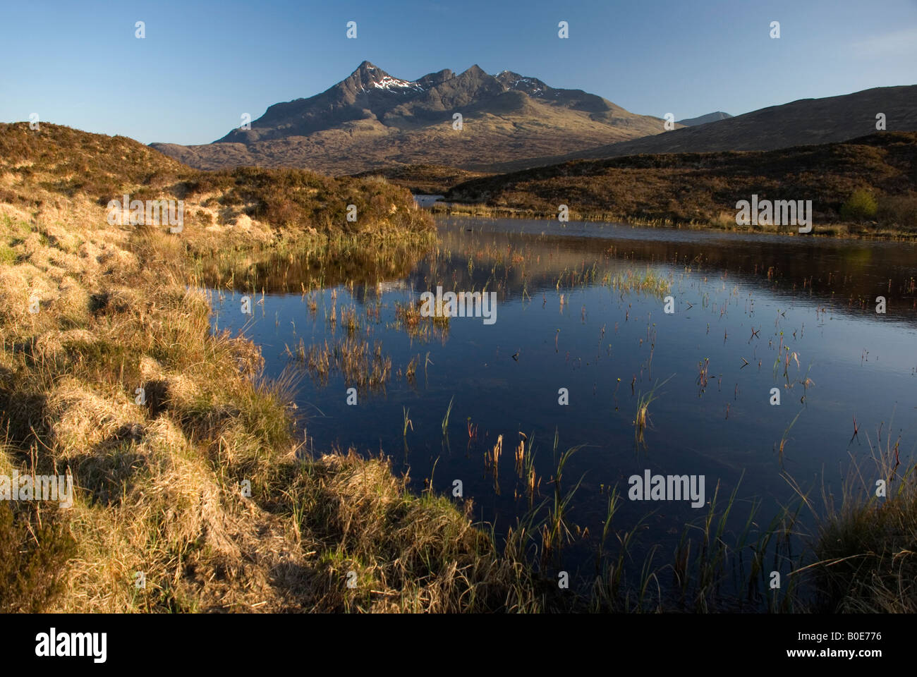 Die schwarzen Cullins, Isle Of Skye, Schottland Stockfoto