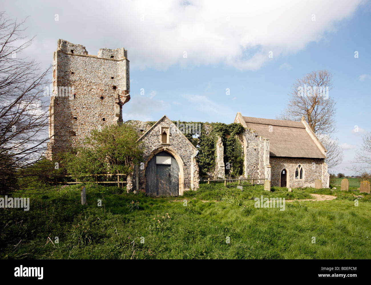 Allerheiligen Kirche Billockby Norfolk Stockfoto Allerheiligen Kirche Billockby Norfolk Stockfoto