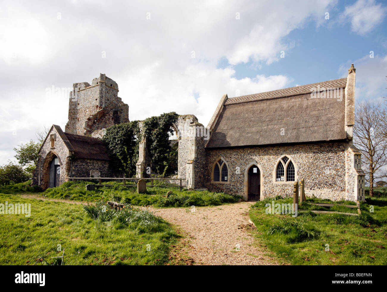 Allerheiligen Kirche Billockby Norfolk Stockfoto Allerheiligen Kirche Billockby Norfolk Stockfoto