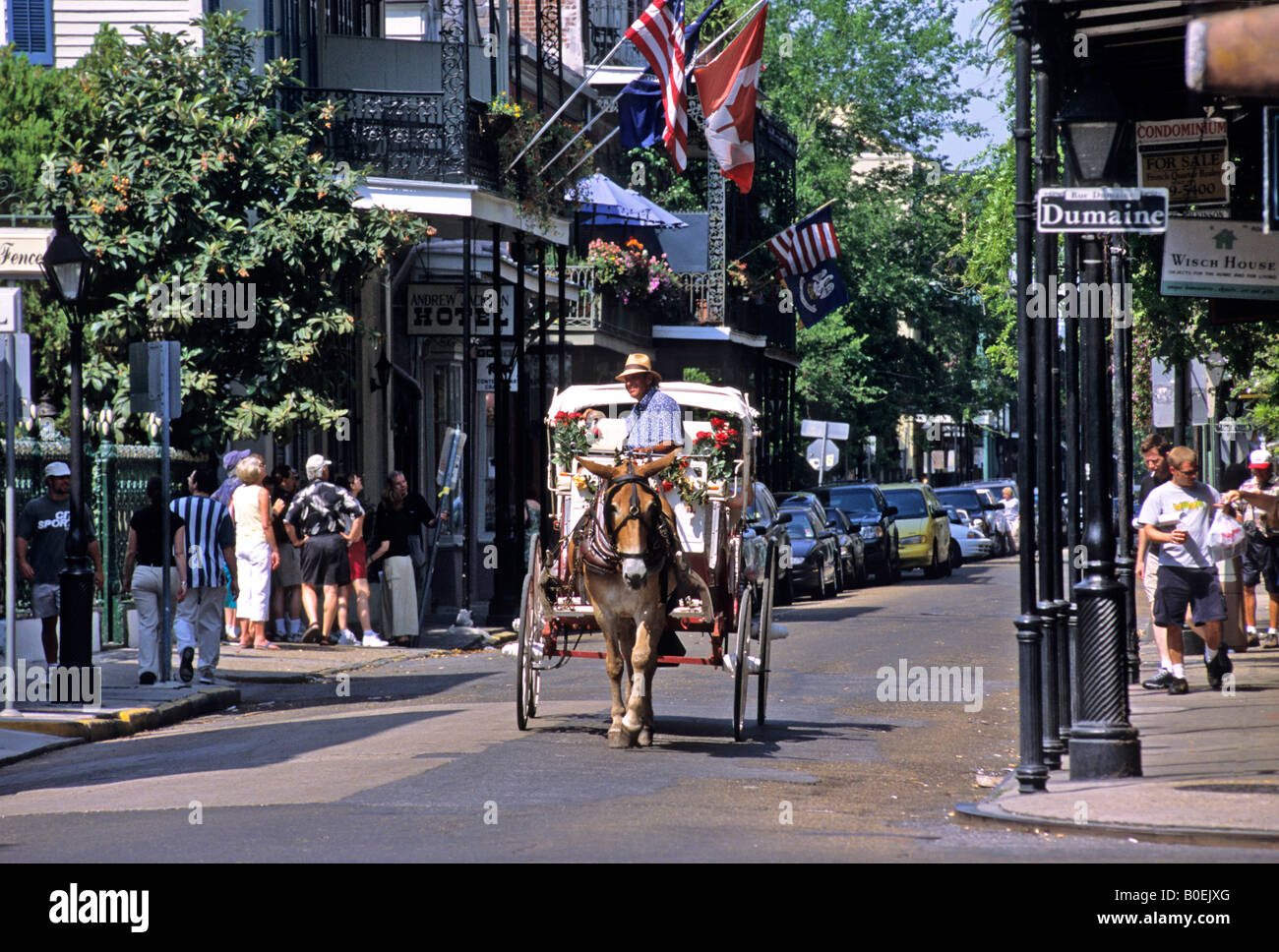 Französischen Viertel New Orleans Louisiana Stockfoto