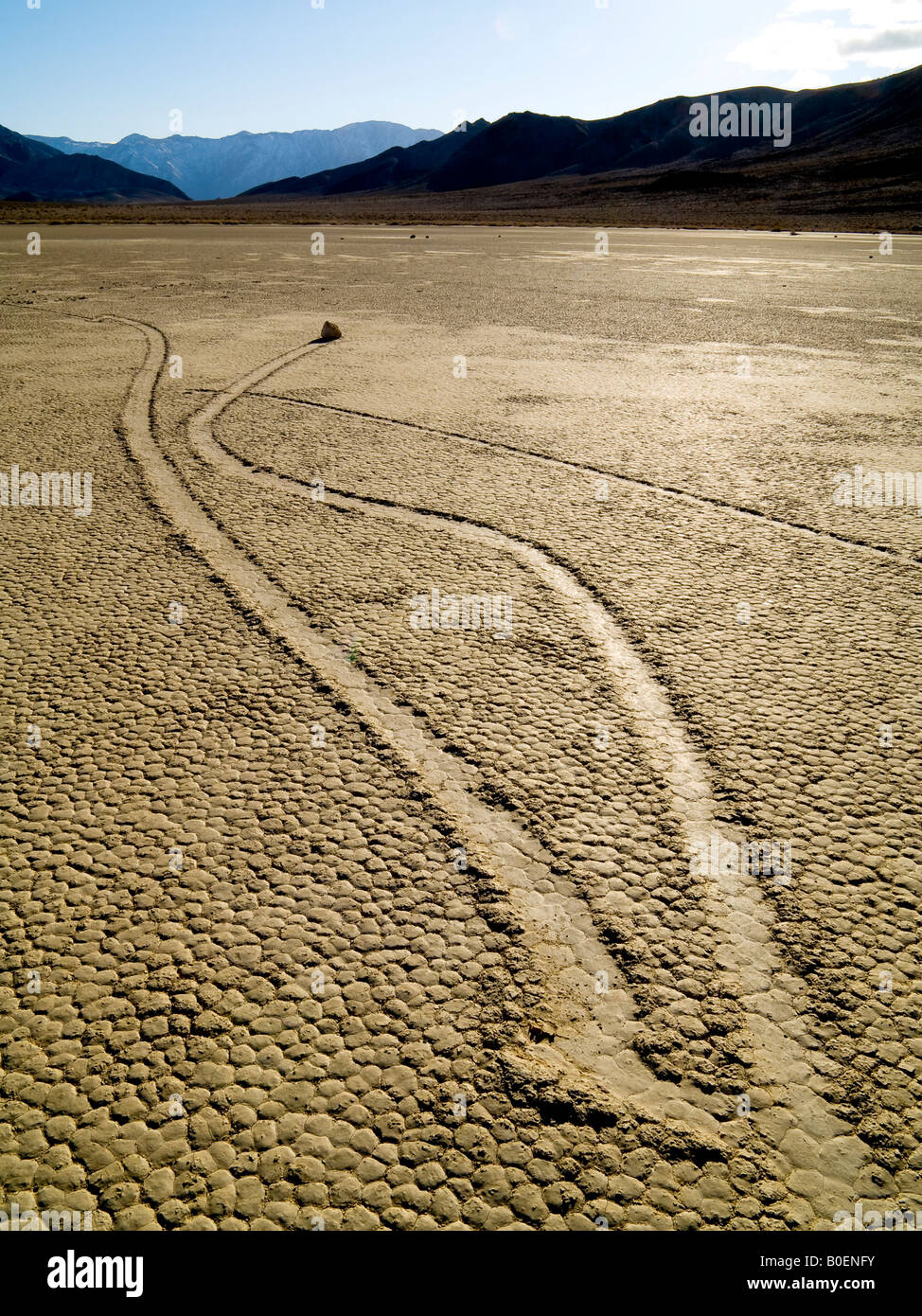 Rolling Rock der Rennstrecke Death Valley Nationalpark Kalifornien Nevada USA Stockfoto