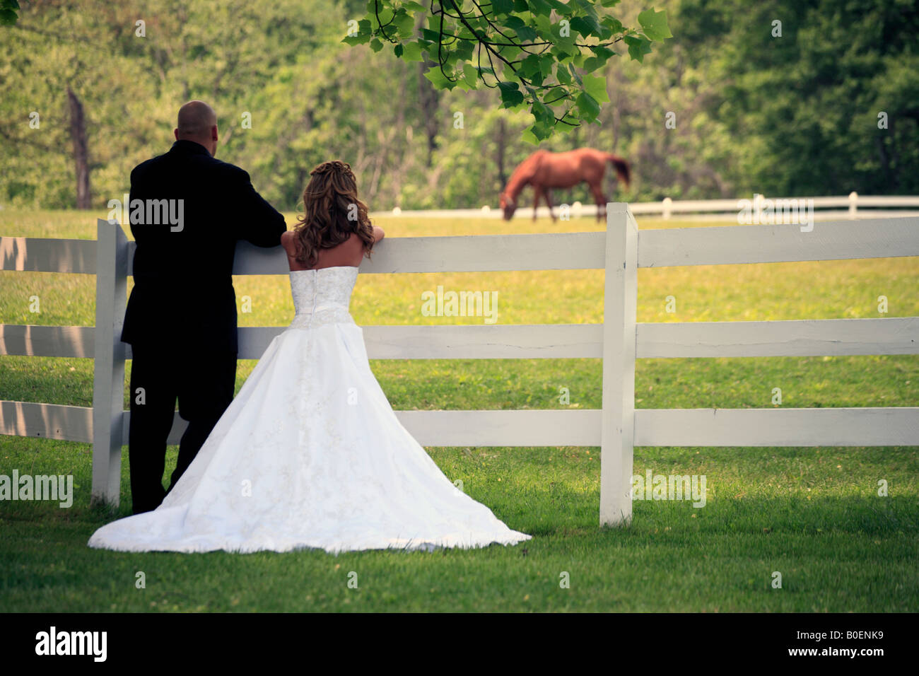 Kentucky-Hochzeit Stockfoto