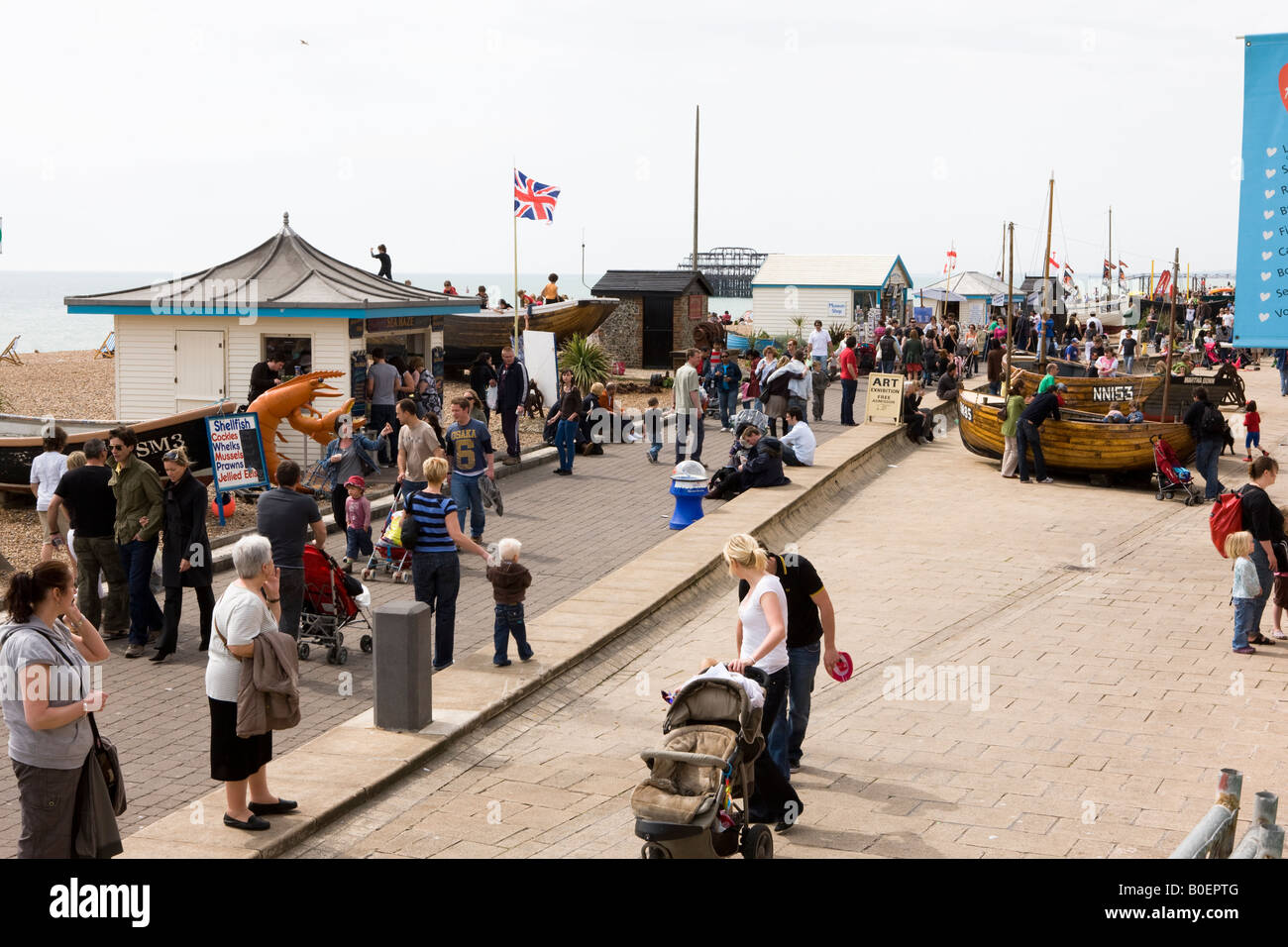 Brighton Seafront Stockfoto