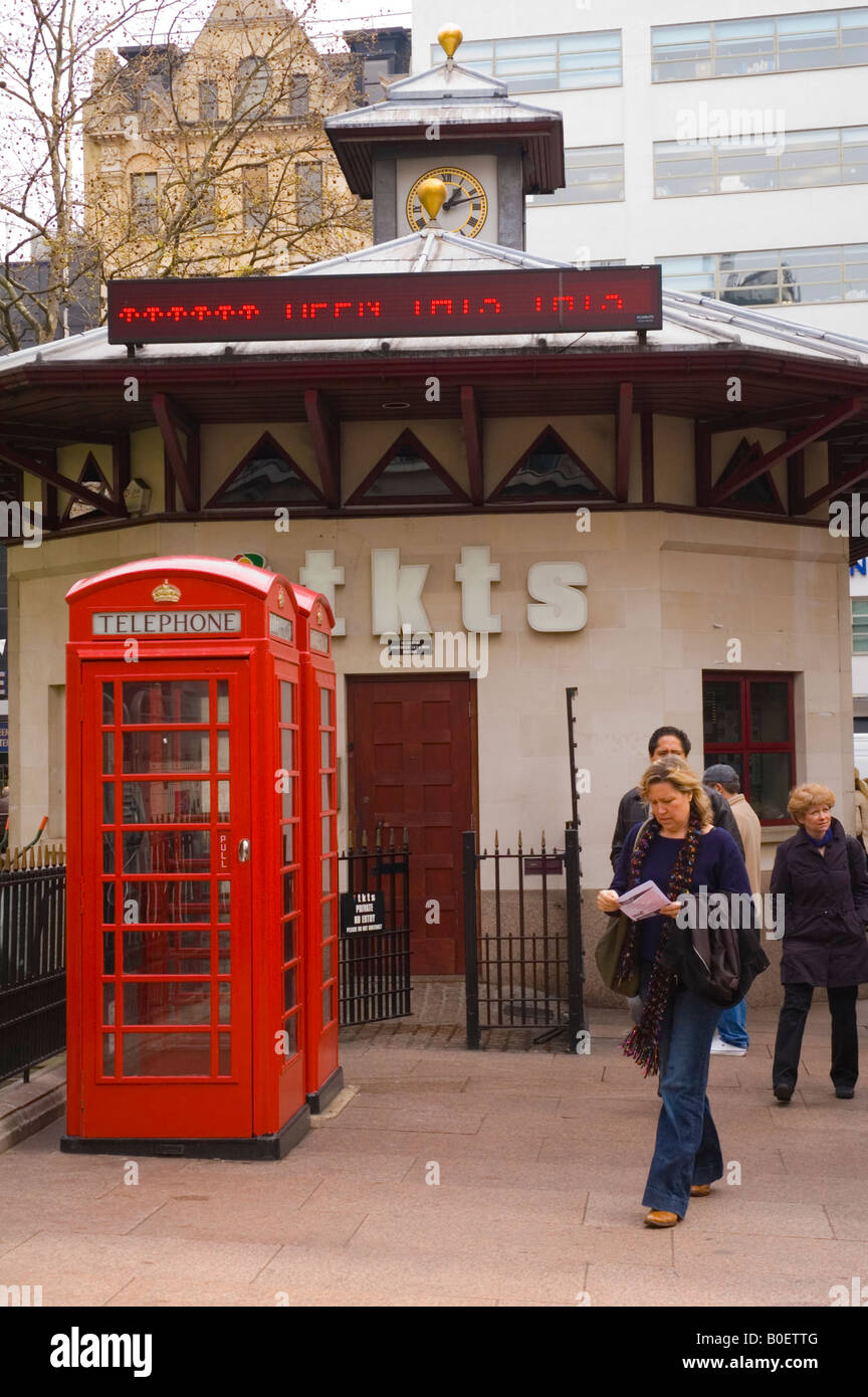 Kasse am Leicester Square in London UK Stockfoto