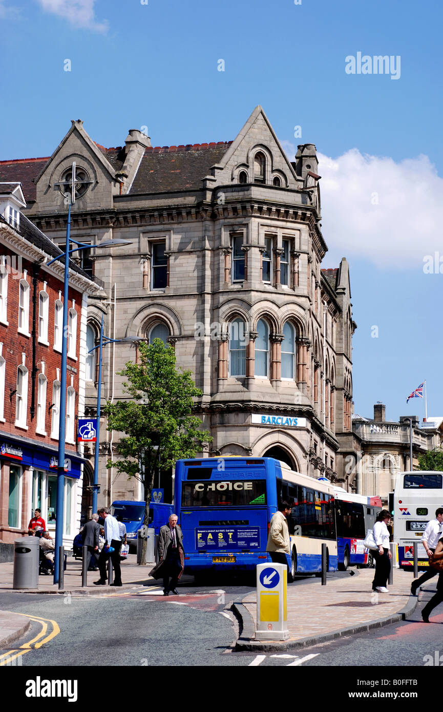 Queens Square, Stadtzentrum von Wolverhampton, West Midlands, England, UK Stockfoto