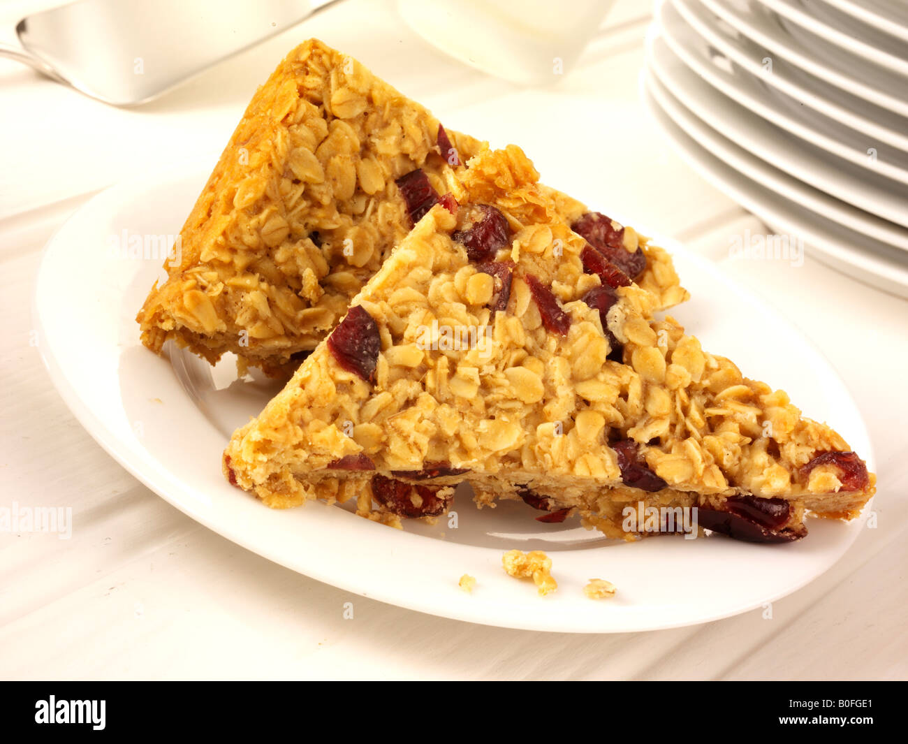 OBST-PFANNKUCHEN Stockfoto