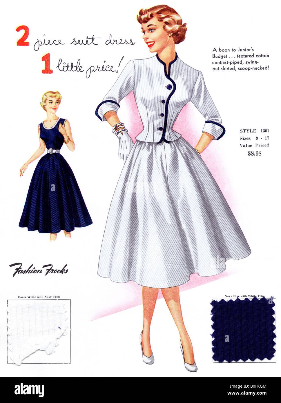 2 Stück Anzug Kleid 1 kleinen Preis! Stockfoto