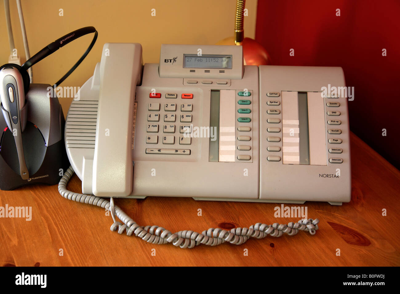 Fax Machine Büroumgebung Stockfoto