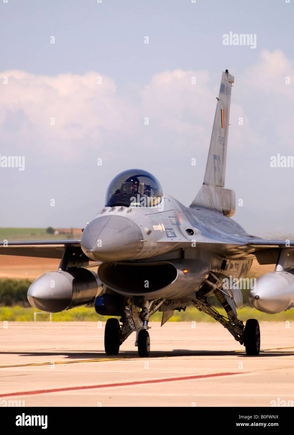 Belgische Luftwaffe F16 Stockfoto