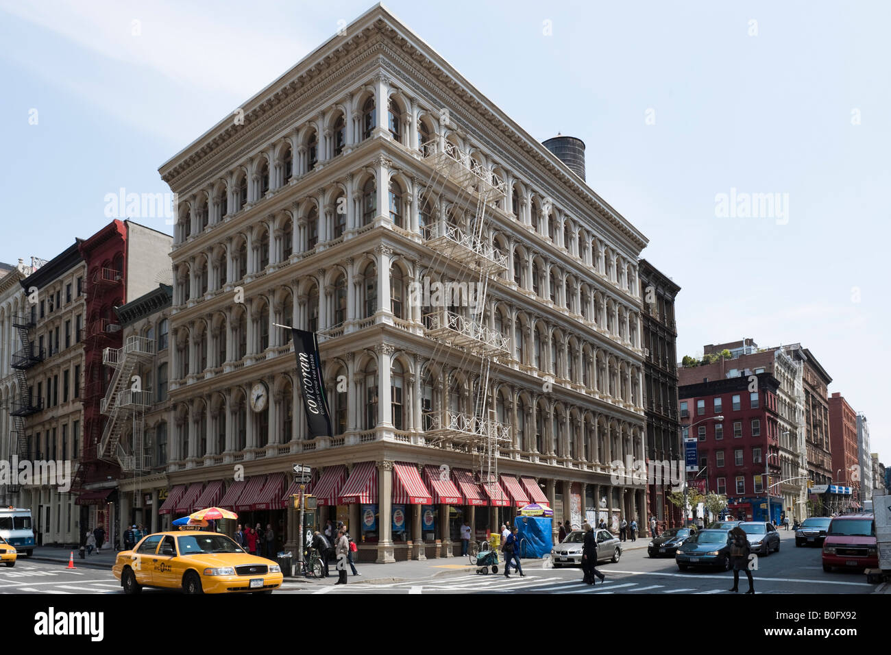 Haughwout Gebäude, Broadway Cast Iron District, Soho, Manhattan, New York City Stockfoto