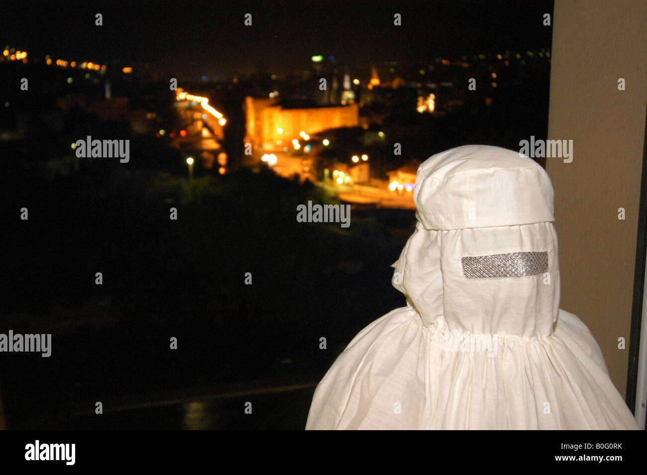 Burka - Sarajevo - Bosnien und Herzegowina Stockfoto