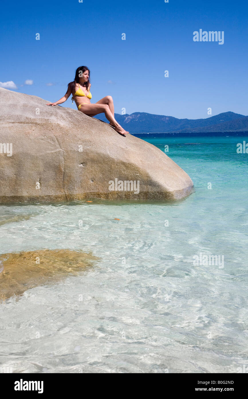 Frau Sonne - Cairns, Queensland, Australien Stockfoto